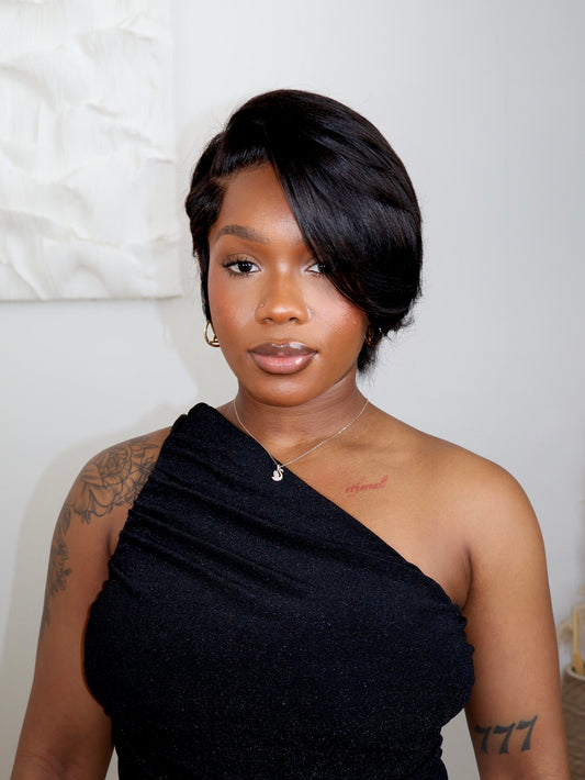 Ruby Full Lace Shaved Side Layered Pixie Cut Wig