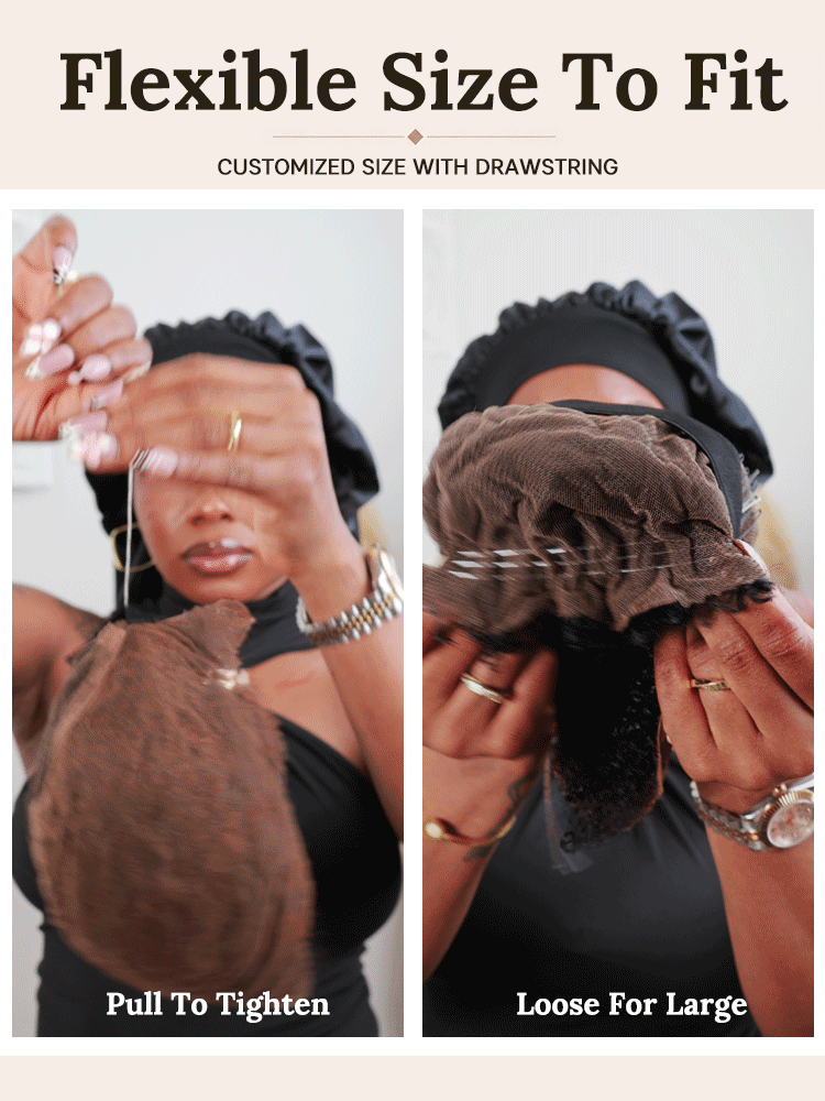 Ava Full Lace Sleek Finger Wave Pixie Cut Wig