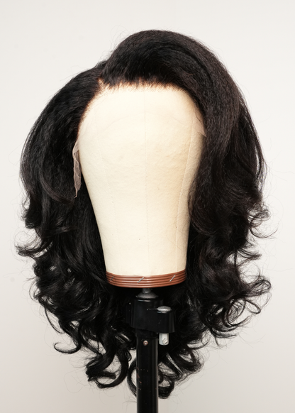 Lori 13x4 HD kinky straight body wave wig 250% Density