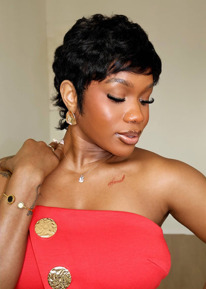 Skye Full Lace Short Wolf Cut Wave Pixie Wig