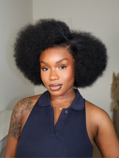 Zara 13x4 HD Lace Realistic Afro Curly Wig 200% Density