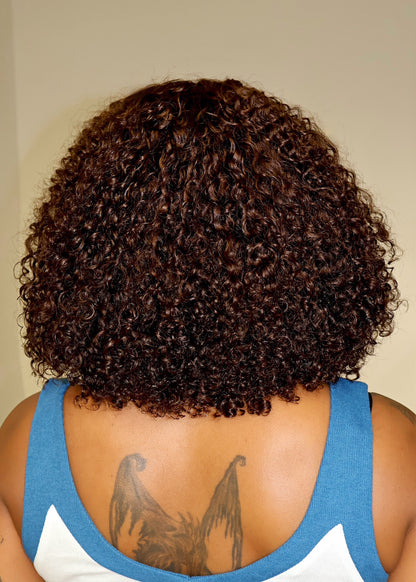 Sophie Brown Curly 7x5 Pre-cut HD Lace Glueless Wig