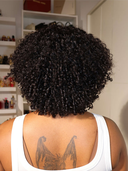 Iris Short Curly Bob 7x5 Pre-cut HD Lace Glueless Wig