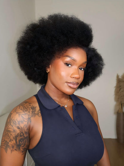Zara 13x4 HD Lace Realistic Afro Curly Wig 200% Density
