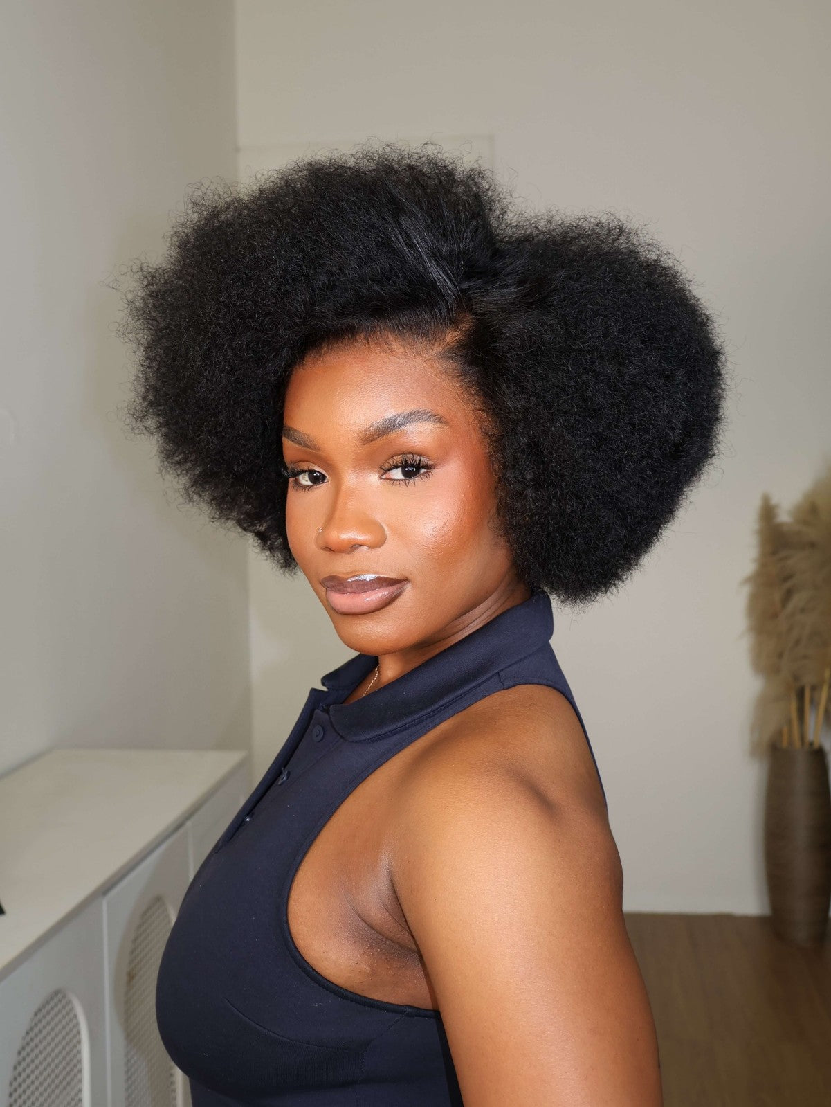 Zara 13x4 HD Lace Realistic Afro Curly Wig 200% Density