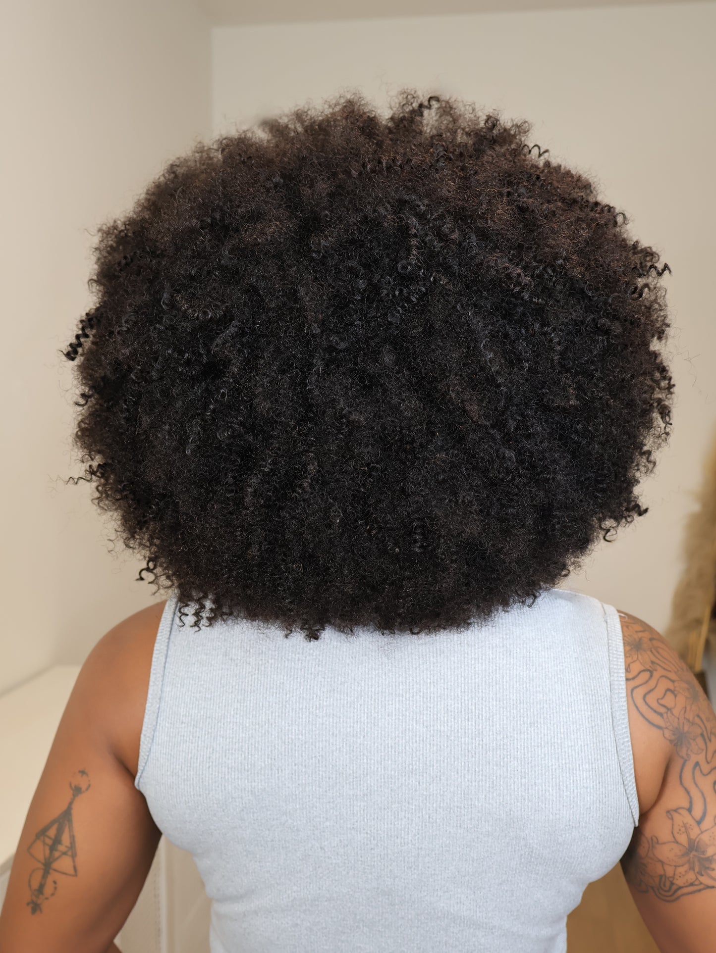 Kenya Clip-in Fluffy Afro Curly Half Wig 220% Density