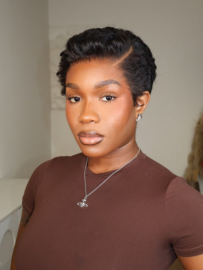 Toni Full Lace Sculpted Wave Pixie Cut Wig
