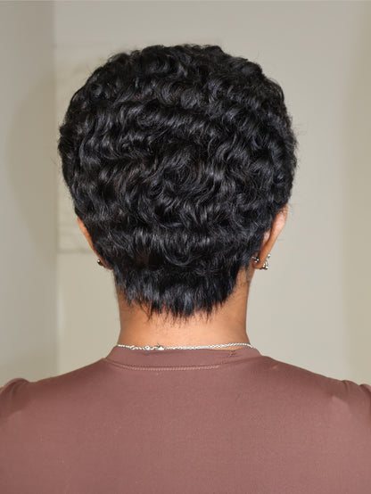 Toni Full Lace Sculpted Wave Pixie Cut Wig