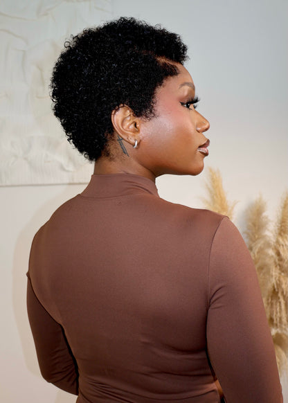 Uche Black Coco Curly Afro Pixie Wig