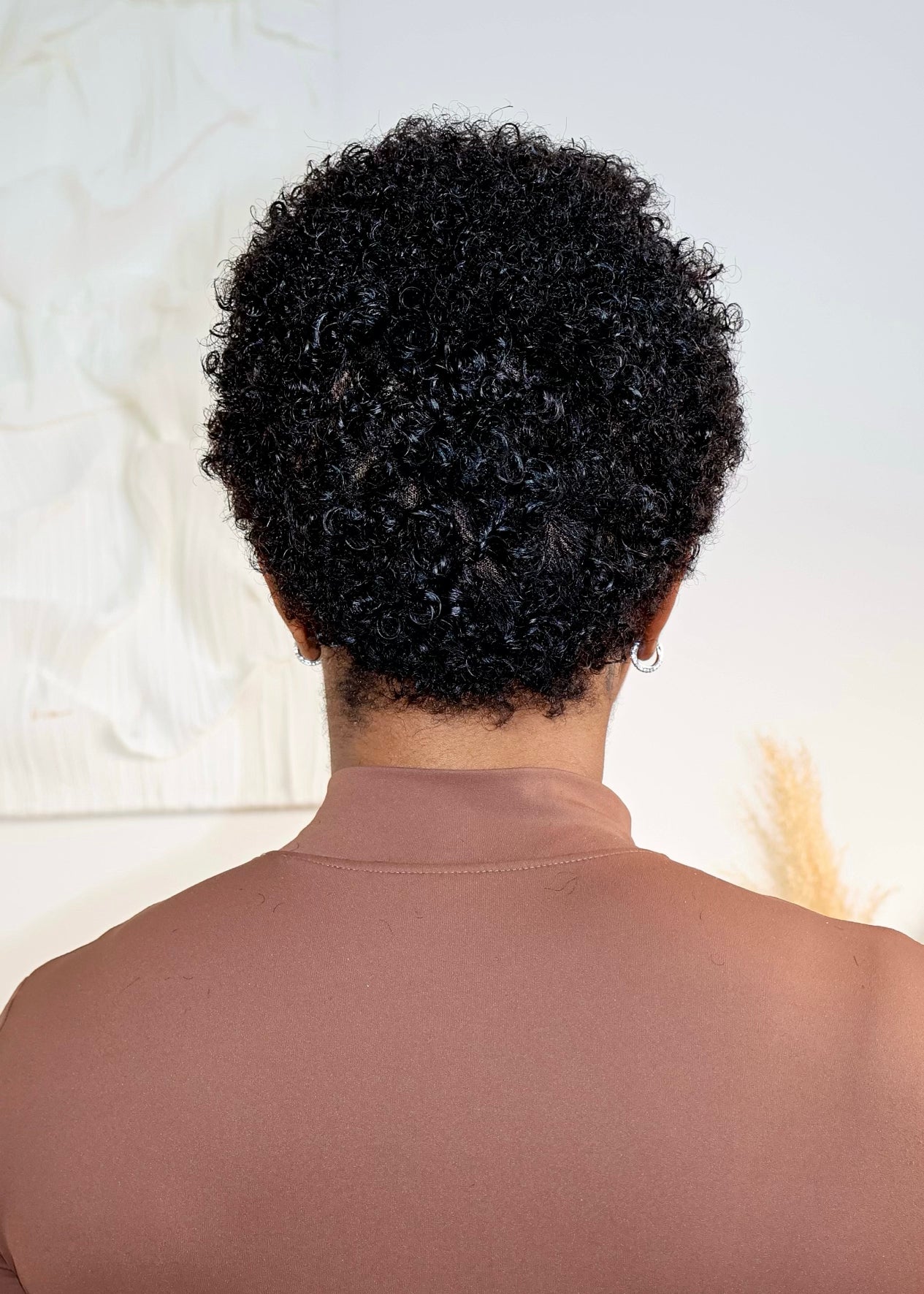 Uche Black Coco Curly Afro Pixie Wig