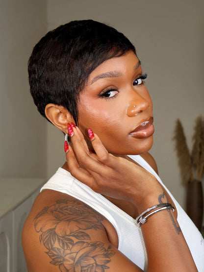 Eve Full Lace Pixie Cut Wig 100% Human Hair