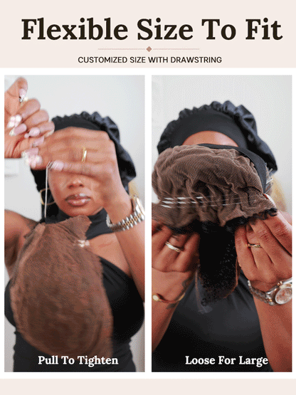 Ava Full Lace Sleek Finger Wave Pixie Cut Wig