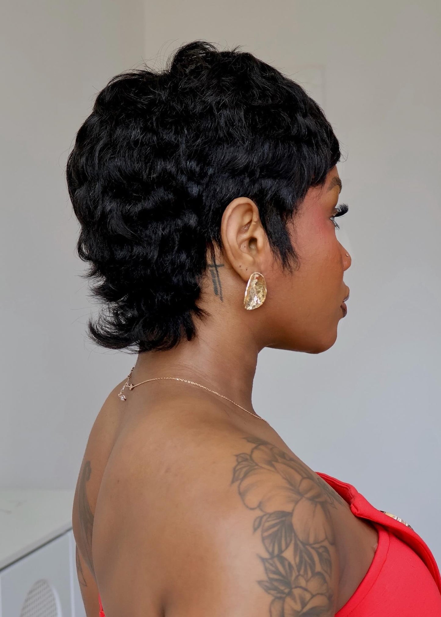 Skye Full Lace Short Wolf Cut Wave Pixie Wig