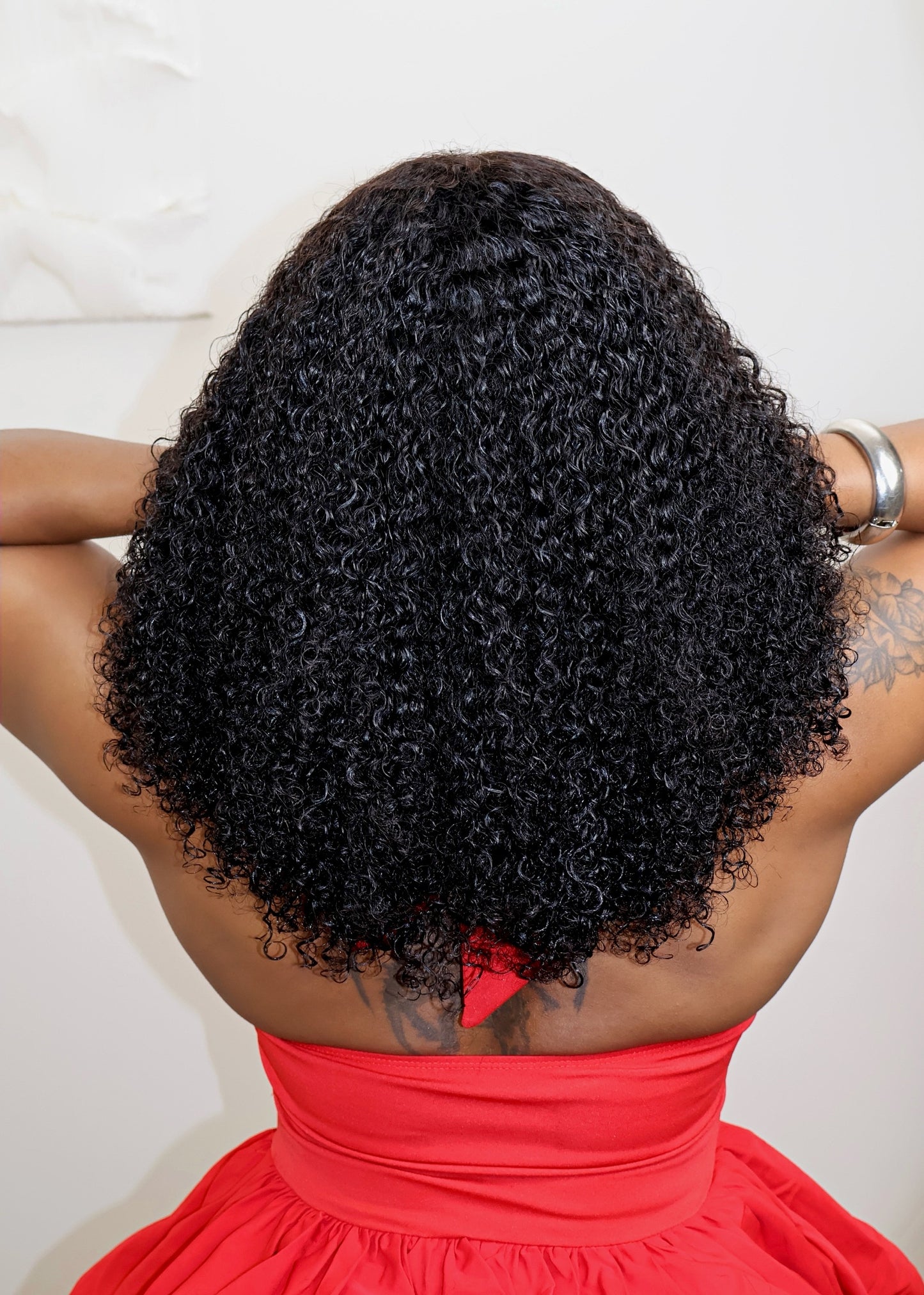 Don Glueless Luxurious Curls 7x5 HD Lace Closure With 4C Kinky Edges Pre-cut Wig