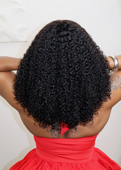 Don Glueless Luxurious Curls 7x5 HD Lace Closure With 4C Kinky Edges Pre-cut Wig