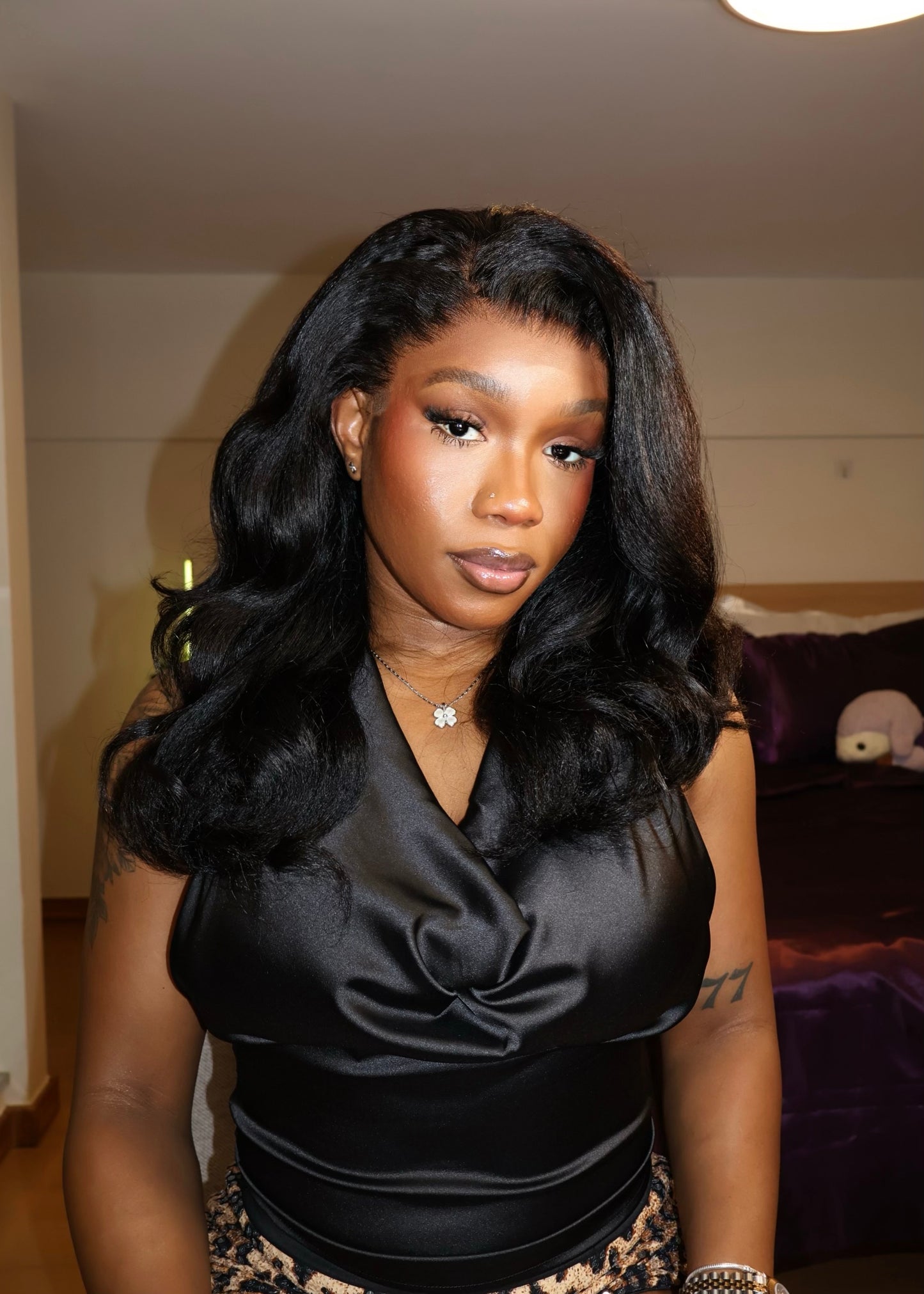 Lori 13x4 HD kinky straight body wave wig 250% Density